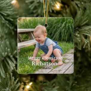 personalise templet custom Ceramic Circle Ornament