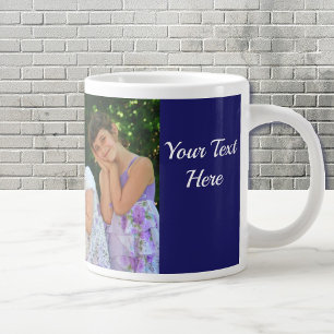 Personalise Text Custom Kids Photo Dad's Big 20 oz Large Coffee Mug