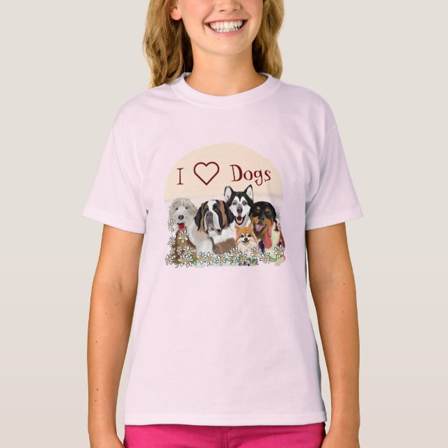 Personalise Text Dog Pack Club  T-Shirt (Front)