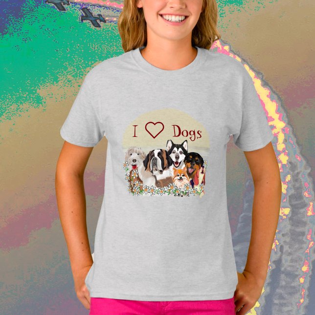 Personalise Text Dog Pack Club T-Shirt (Creator Uploaded)
