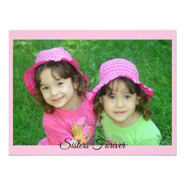 Personalise Text High Resolution Enlargement Photo Print (Front)