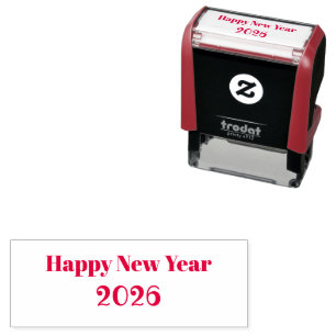 personalise text self-inking stamp