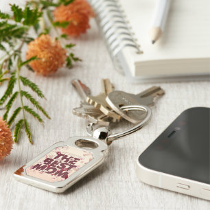 Personalise The Best Mum   Mother's Day  Key Ring