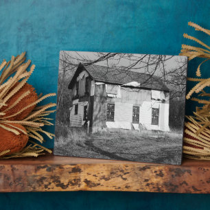 Personalise this Abandoned House in the Woods   Plaque