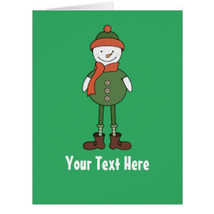 Personalise this Cool Snowman