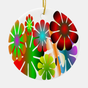 Personalise This Flower Power Ornament