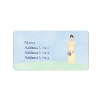 Personalise this Jane Austen Style Regency Girl