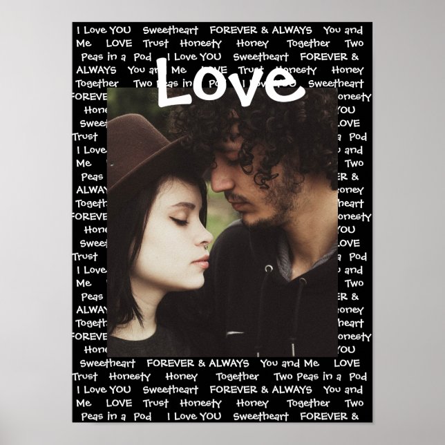 Personalise this "Love" Poster with Your Picture (Front)