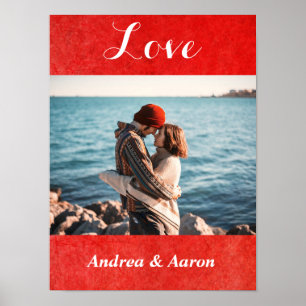Personalise this "Love" Poster with Your Picture