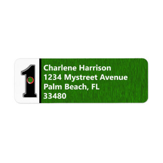 Personalise this Lucky Golfer Hole in One Design!