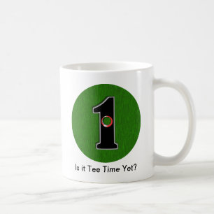 Personalise this Lucky Golfer Hole in One Design!  Coffee Mug