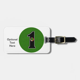 Personalise this Lucky Golfer Hole in One Design! Luggage Tag