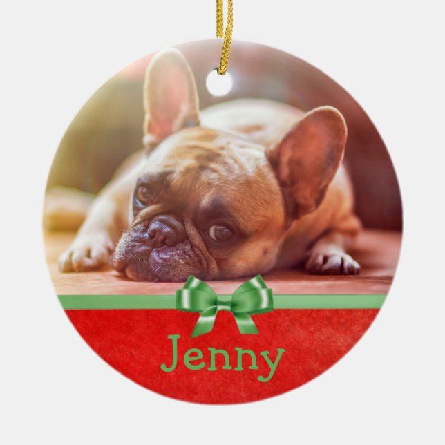 Personalise this Ornament with you Pet's Picture (Front)