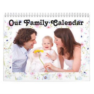 Personalise this "Our Family" Calendar