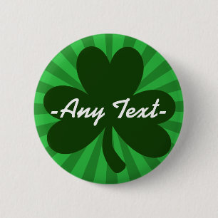 Personalise This St Patrick's Day 6 Cm Round Badge