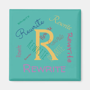 Personalise this template, family name, magnet