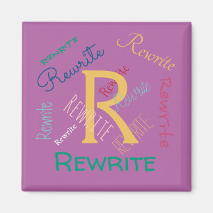 Personalise this template, family name, magnet