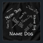 Personalise this template, NAME PET, Bandana<br><div class="desc">Hello customer, you can intervene on the writings of this product and customise it to your liking. Inserting the name or telephone number in the collar can be useful in case of loss of your dog or cat. To do this look on the right side of this post and click...</div>