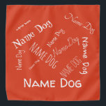 Personalise this template, NAME PET, Bandana<br><div class="desc">Hello customer, you can intervene on the writings of this product and customise it to your liking. Inserting the name or telephone number in the collar can be useful in case of loss of your dog or cat. To do this look on the right side of this post and click...</div>