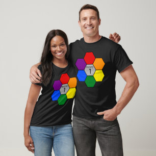 Personalise this template PHOTO geometric rhombus T-Shirt