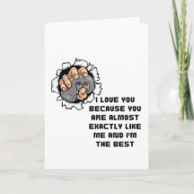 Personalise this Valentine Gamer Card