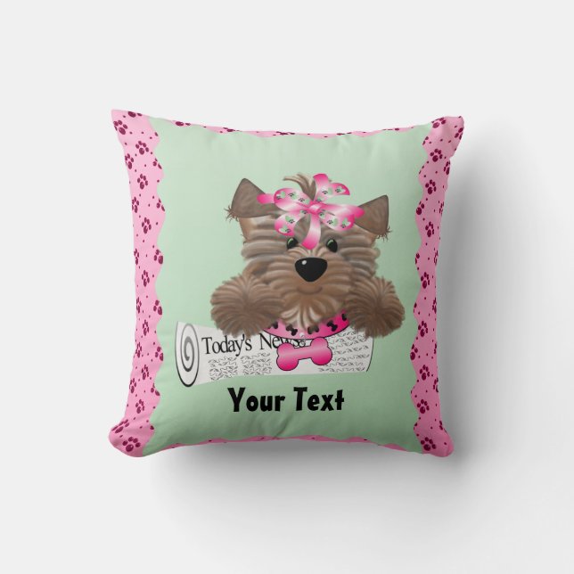Personalise Throw Pillow 20" x 20" (Front)