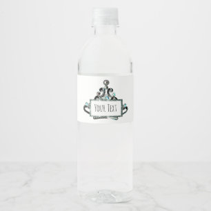 Personalise Tiara Water Bottle Label