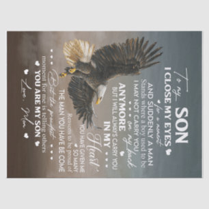 Personalise To My Son From Love Mum Gifts Tissue Paper