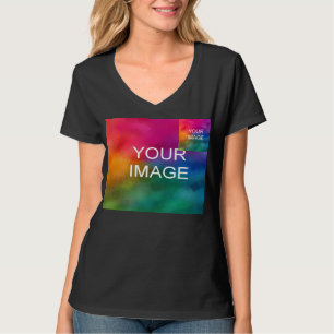 Personalise Trendy Black Elegant Modern Template T-Shirt