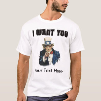 Personalise - Uncle Sam T-Shirt