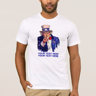 Personalise Uncle Sam T-Shirt
