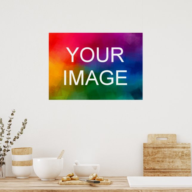 Personalise Upload Photo Image Create Your Own Poster (Kitchen)