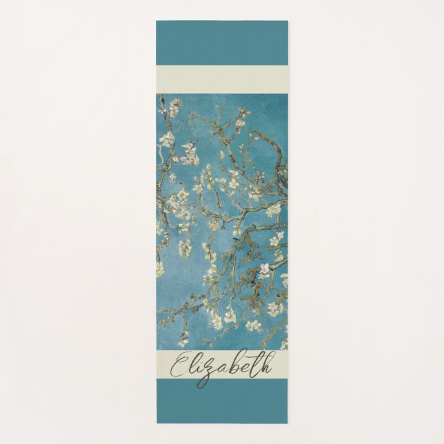 Personalise Vincent van Gogh's Almond blossom Yoga Mat (Front)
