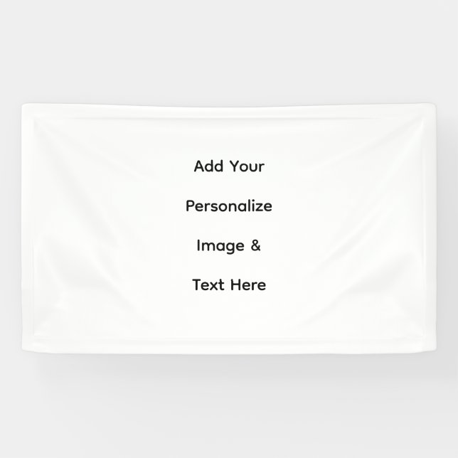 personalise Vinyl Banner, 3' x 5' Banner (Horizontal)