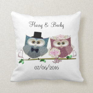 Personalise Wedding Memento Pillow