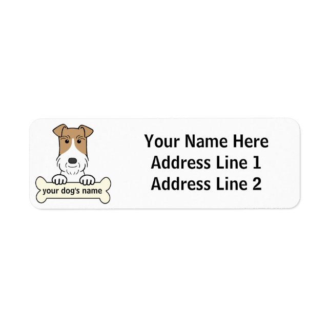 Personalise Wire Fox Terrier (Front)