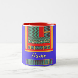 Personalise With A Name Coffee Or Tea? Two-Tone Coffee Mug