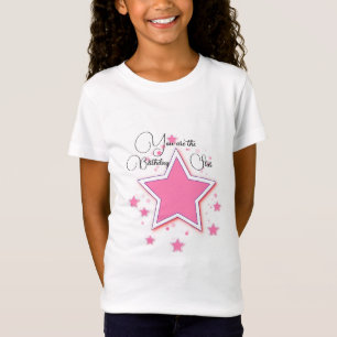 Personalise With A Name STAR Girls T-Shirt