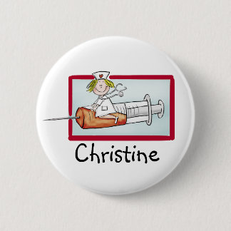 Personalise with name -  Button for Supernurse