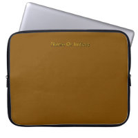 Personalise With Name Initials Brown