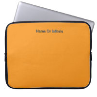 Personalise With Name Initials Orange