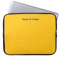 Personalise With Name Initials Yellow