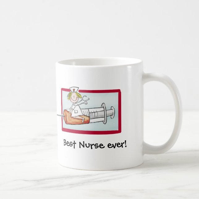 Personalise with name - The Super Nurse Coffee Mug (Right)