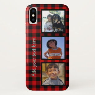 Personalise With Photos And Lumberjack Plaid Case-Mate iPhone Case