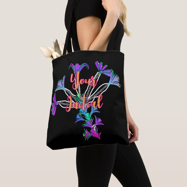 Personalise With Your Initial  Tote Bag (Close Up)