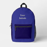 Personalise With Your Initials Blue + Blue