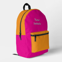 Personalise With Your Initials Hot Pink Gold  