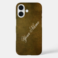 Personalise With Your Name Rustic Brown 