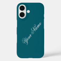 Personalise With Your Name Teal
