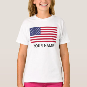 Personalise with your name USA United States T-Shirt